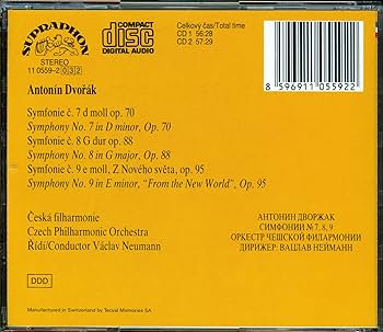 Great Symphonies of The World交響曲名演集★10枚組 ドヴォルザーク：交響曲第7番 - 第9番／スケルツォ